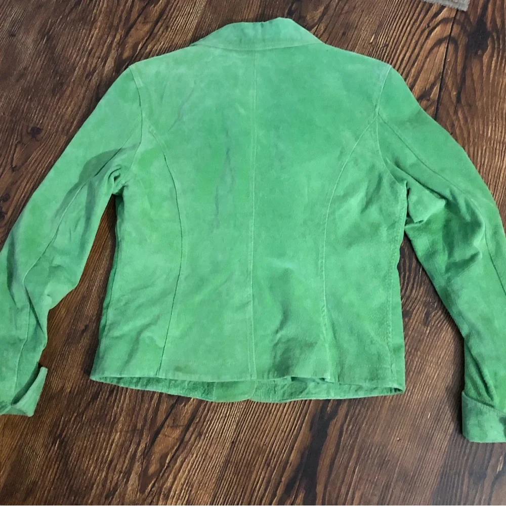 Live A Little Women’s 100% Leather Jacket Medium Vintage - Picture 2 of 7